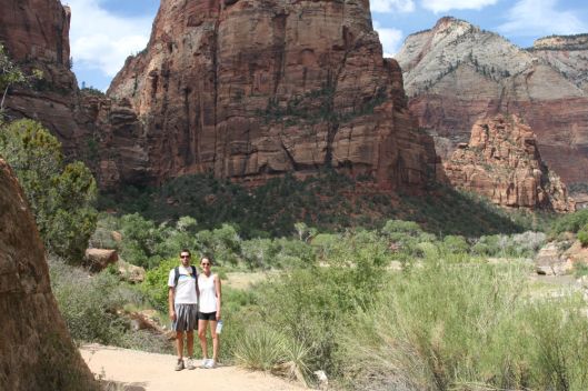 Hiking in Zion